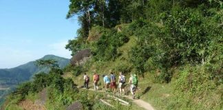 Randonnee au Tonkin du Vietnam