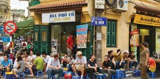 Bierre pression au Vietnam