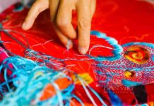 Village de la broderie de Quat Dong